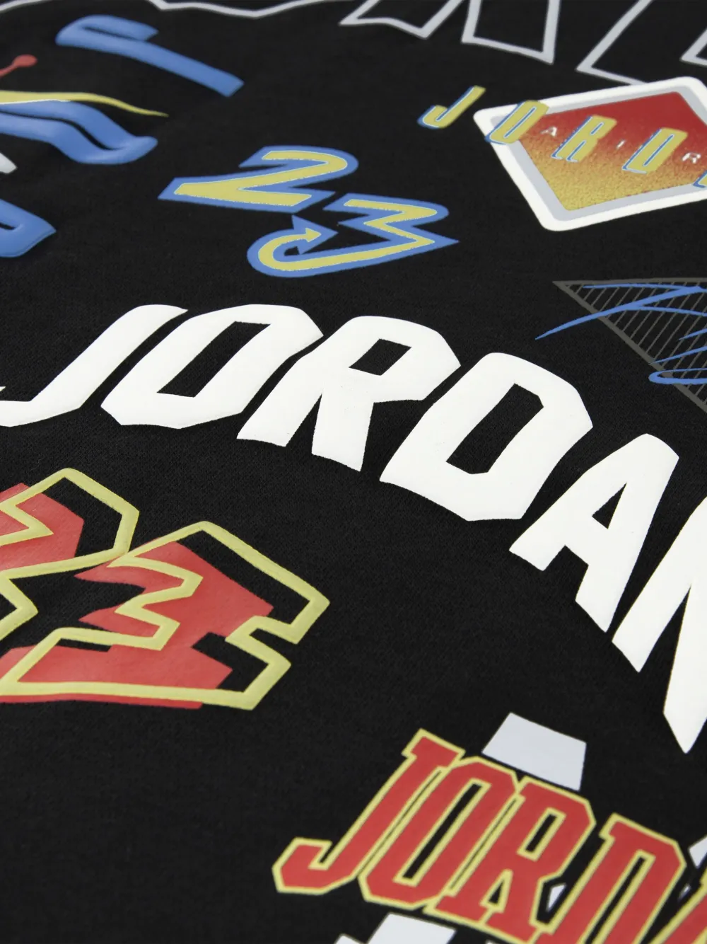 Jordan Kids Dynasty sweater met logoprint Zwart