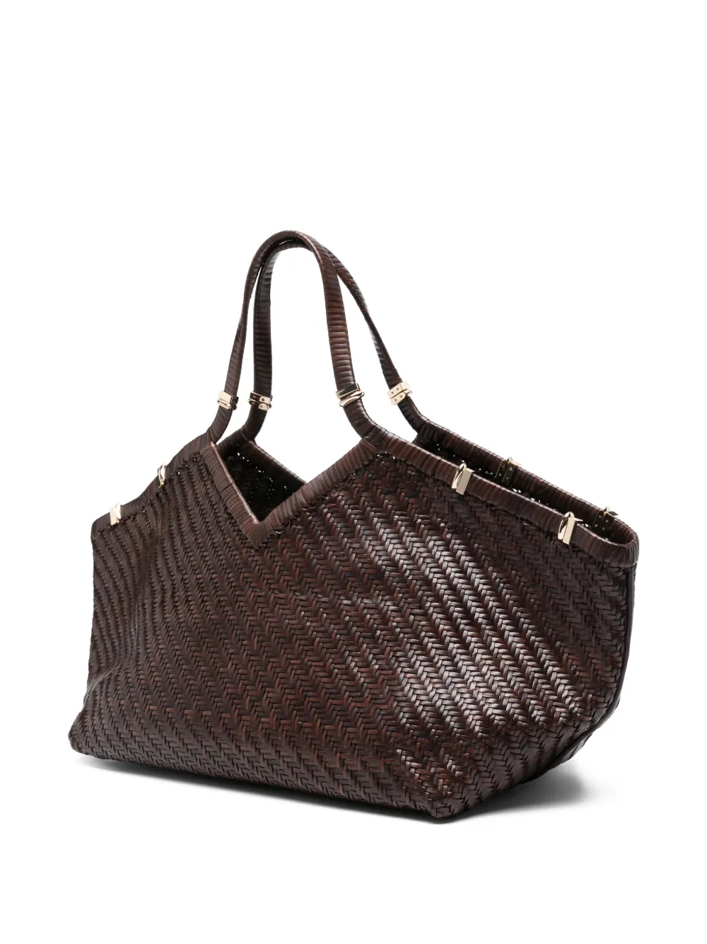 Large Usha The Greatest Woven-Design Tote Bag