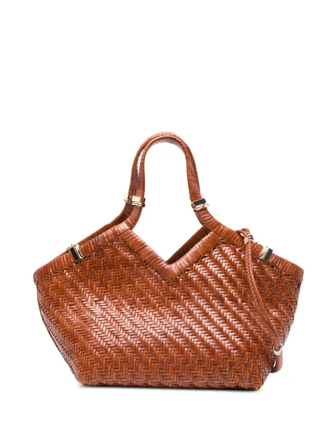 Benedetta Bruzziches woven leather tote bag