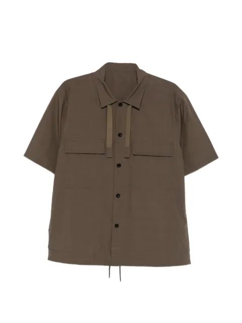 sacai pocket tie shirt