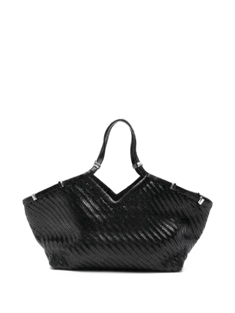 Benedetta Bruzziches woven tote bag