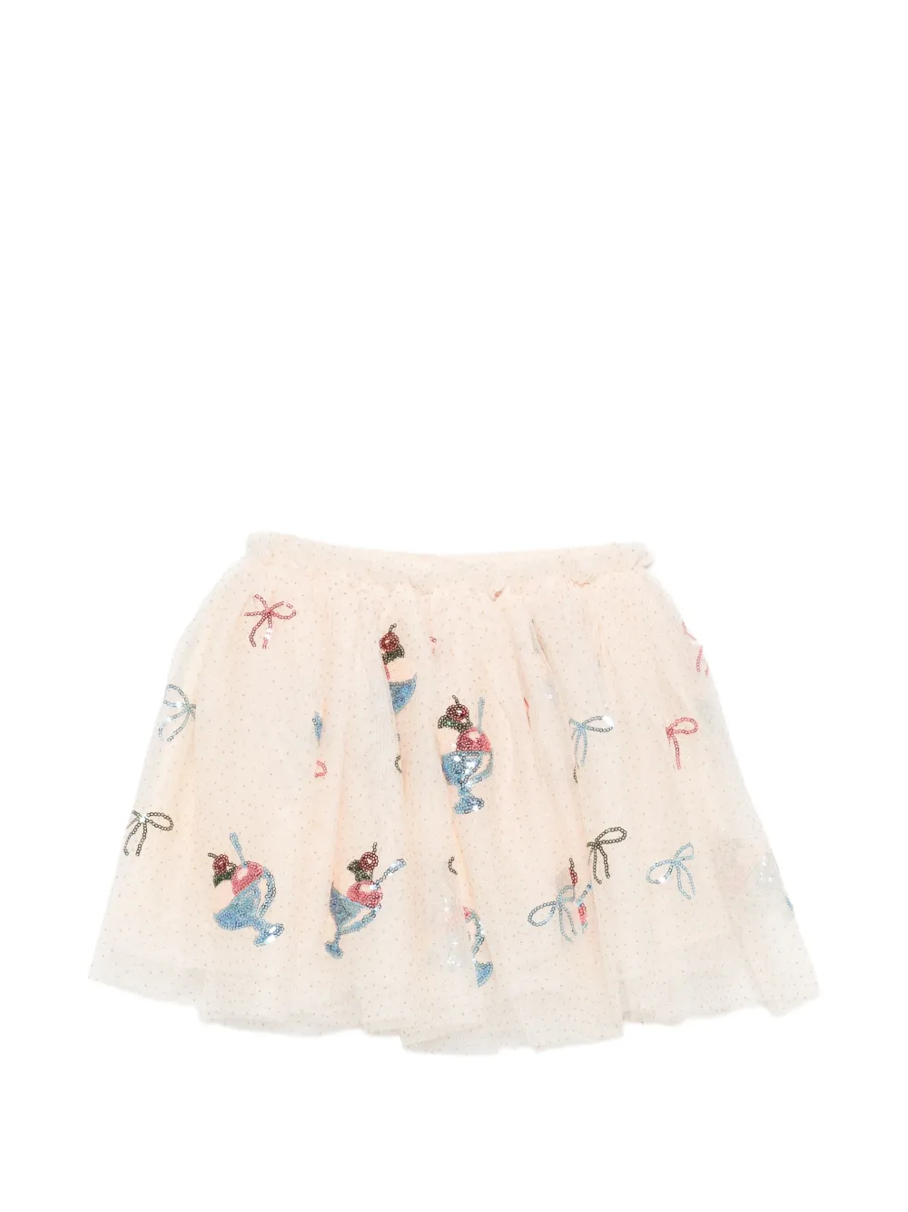 Konges Sløjd Yvonne sequin embellished tutu skirt - Toni neutri