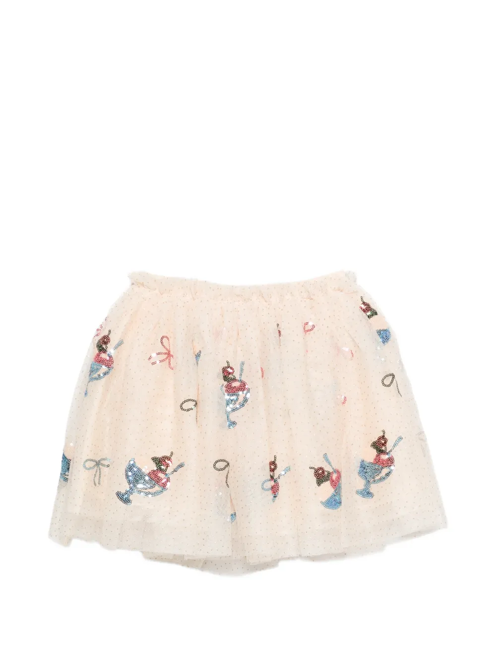 Konges Sløjd Yvonne tutu met pailletten Beige