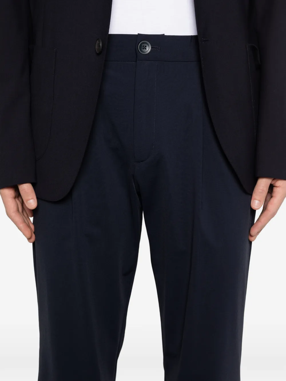 Herno Elastische broek Blauw