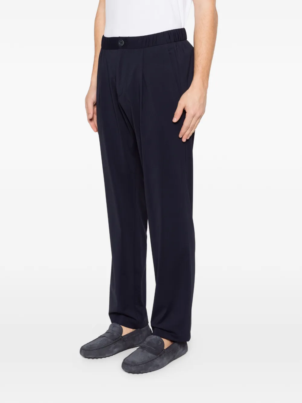 Herno Elastische broek Blauw