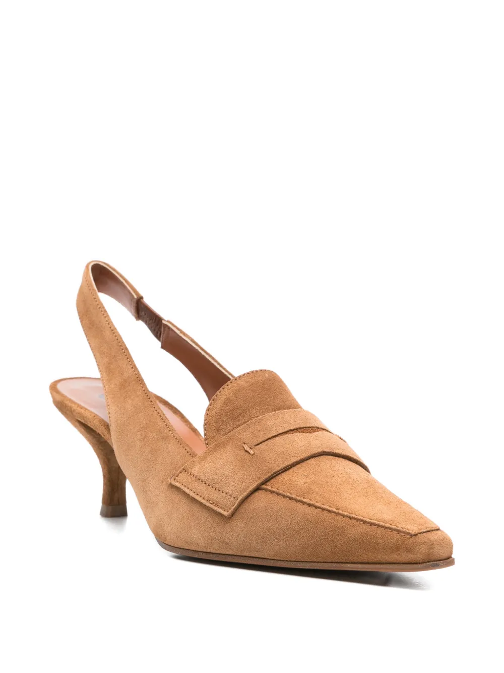 Roberto Festa Leren pumps Bruin