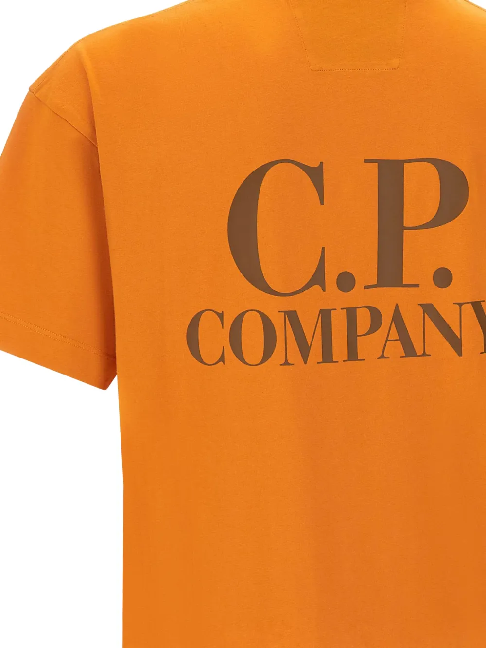 C.P. Company 30 1 jersey T-shirt met grafische print Oranje