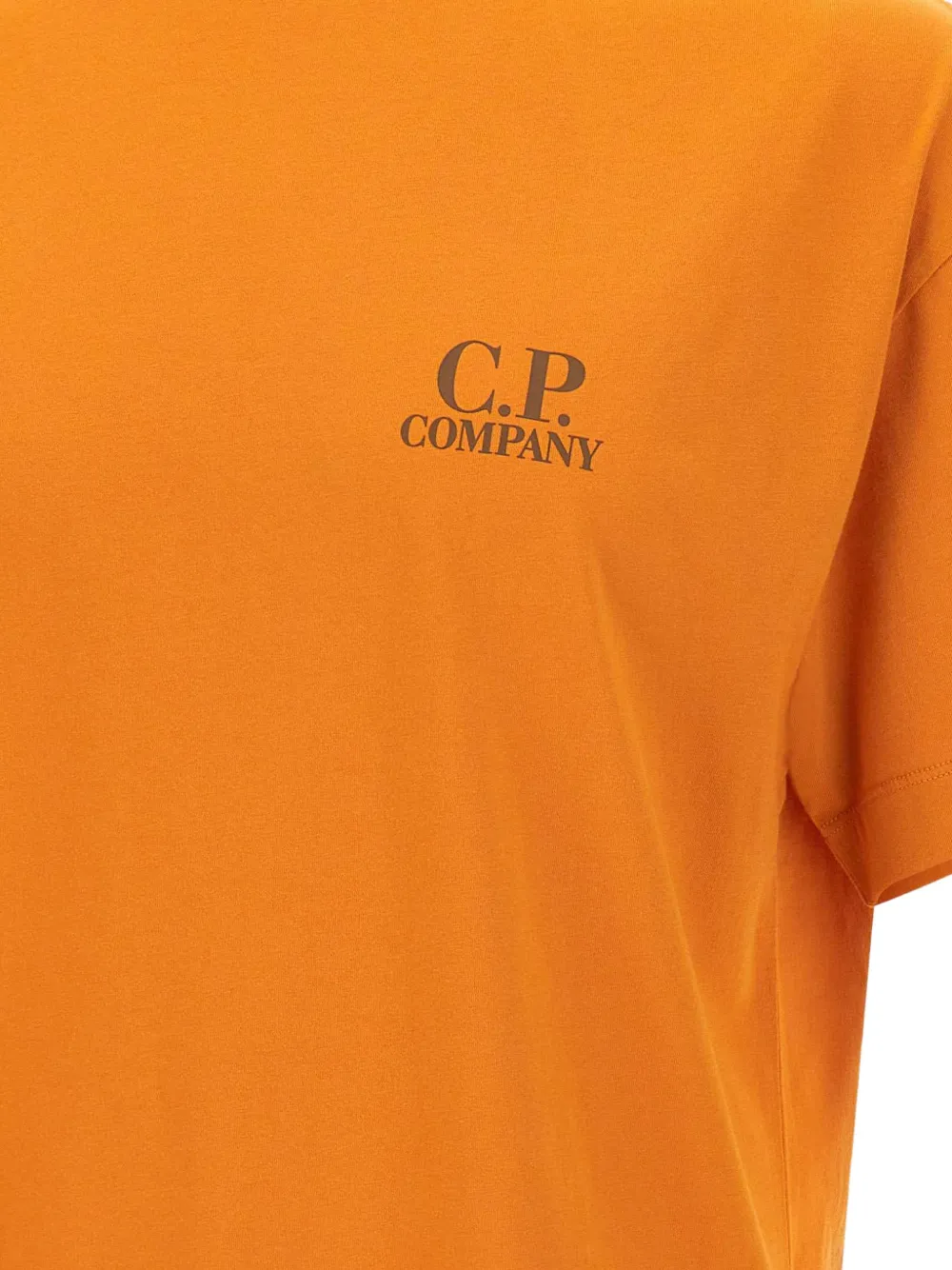C.P. Company 30 1 jersey T-shirt met grafische print Oranje