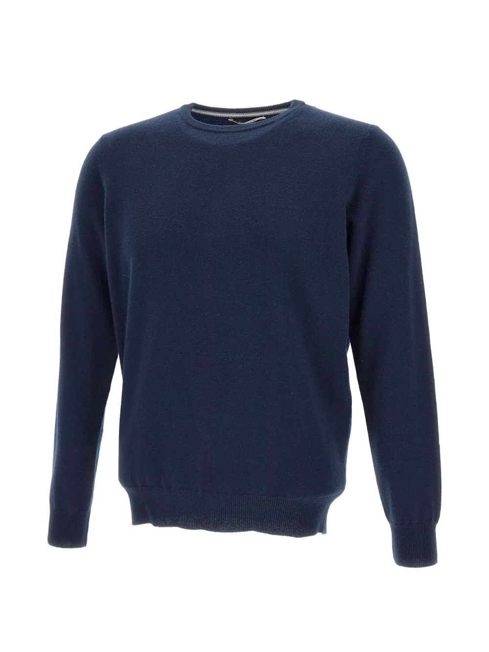 Kangra Geribbelde trui met lange mouwen Blauw