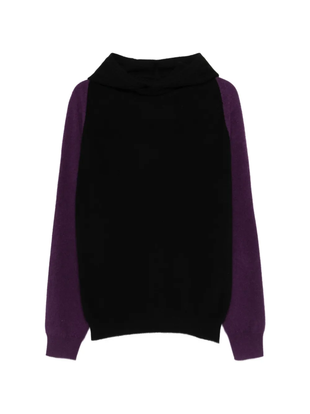 Frenckenberger colour-block hooded sweater - Nero