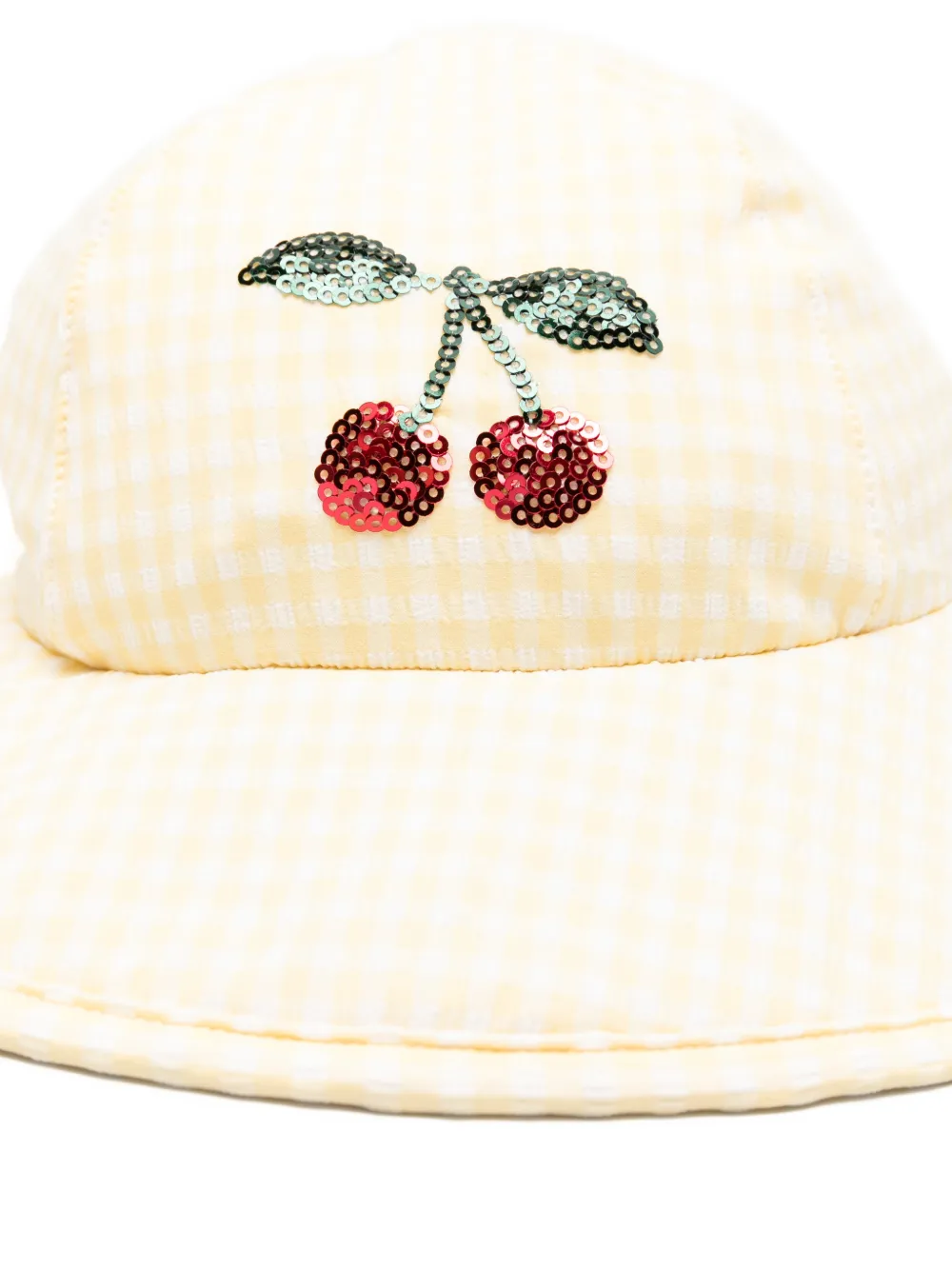  Konges Sløjd Cherry Check Hat - Yellow 