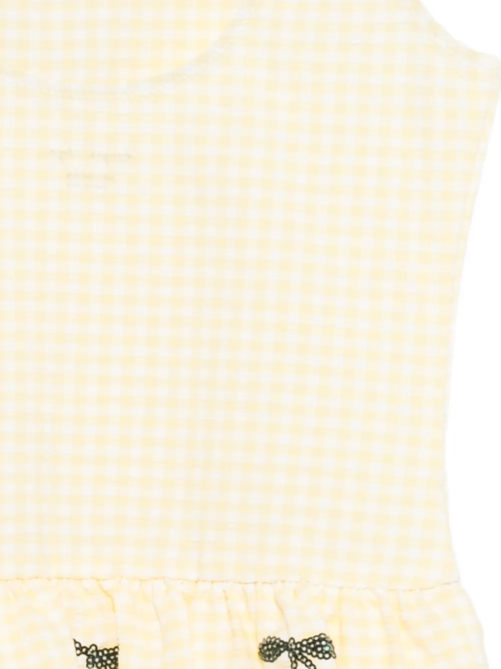  Konges Sløjd Etta Checked Cherry Swimsuit - Yellow 