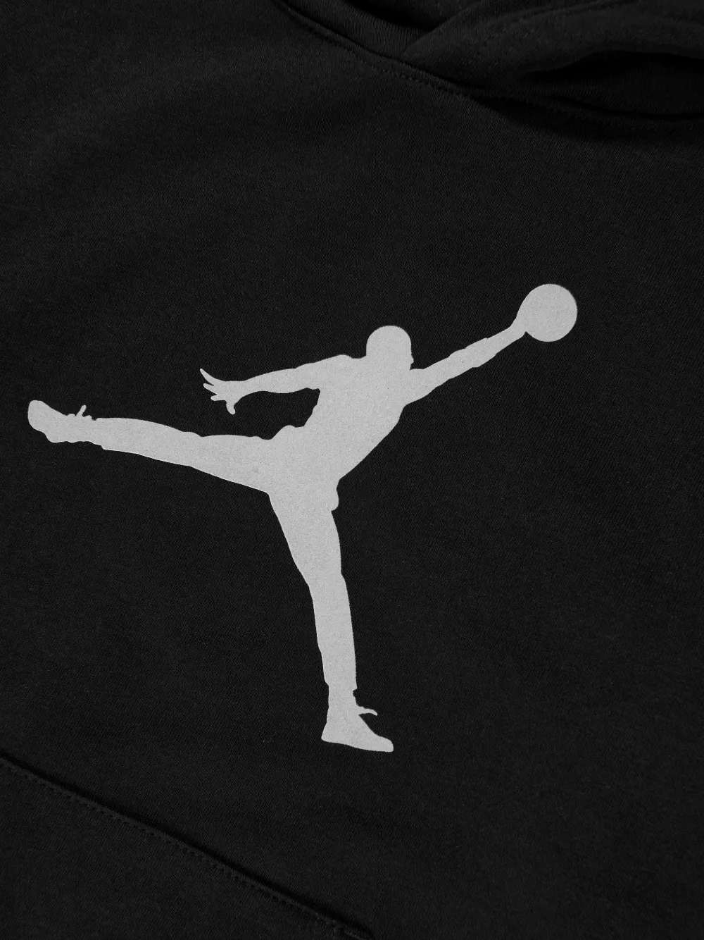 Jordan Kids Hoodie met grafische vlakken Zwart