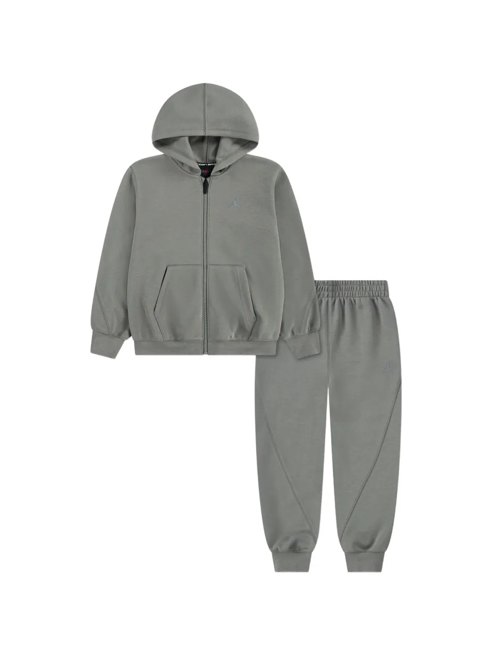 Jordan Kids zip hooded tracksuit - Verde
