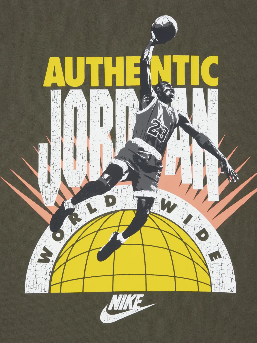 Jordan Kids Authentic T-shirt Groen