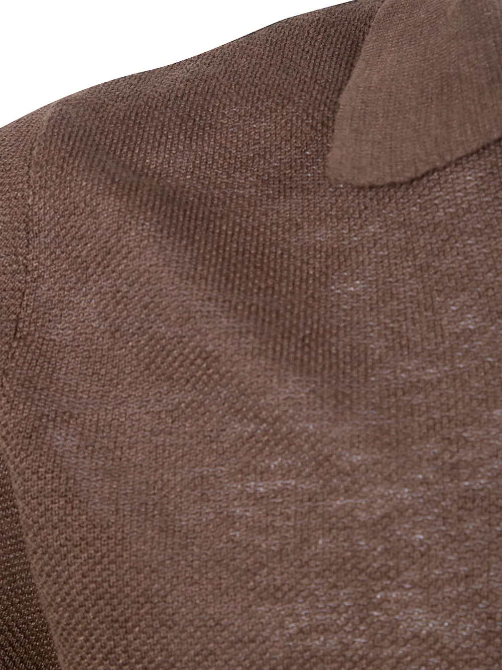  Nuur Polo-collar T-shirt - Brown 