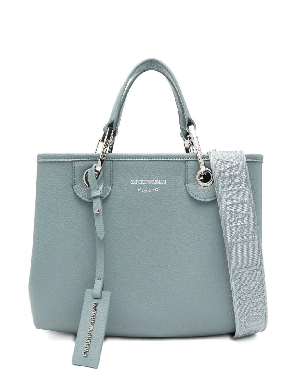 Emporio Armani detachable-strap tote bag - Blu