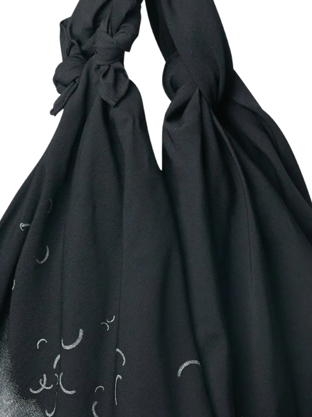  Y's Mini Furoshiki Shoulder Bag - Black 