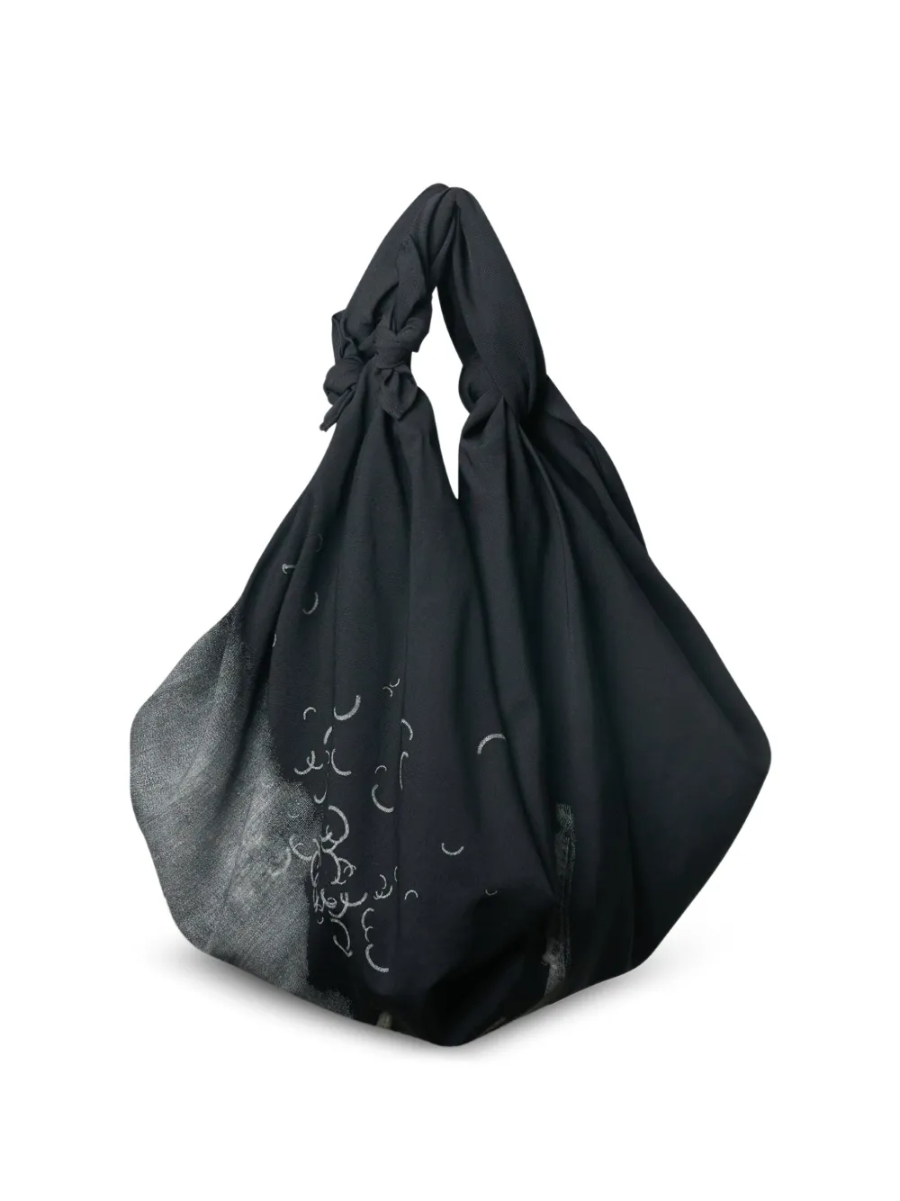 Y's mini Furoshiki shoulder bag - Nero