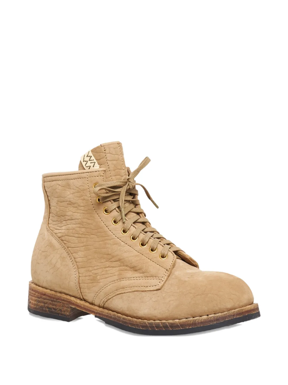 visvim Brigadier lace-up boots Beige