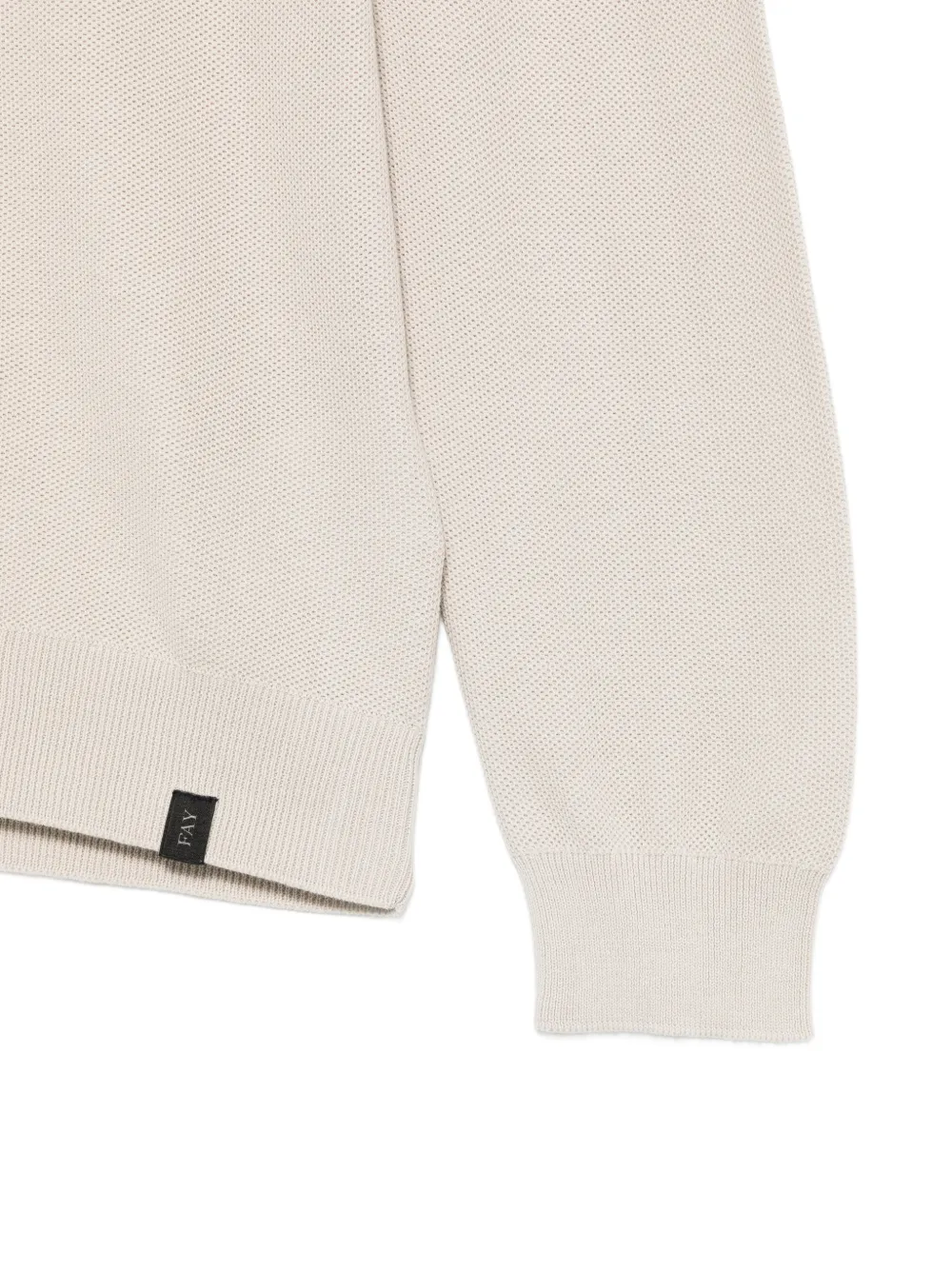  Fay Jersey Con Cuello Redondo - Neutro 