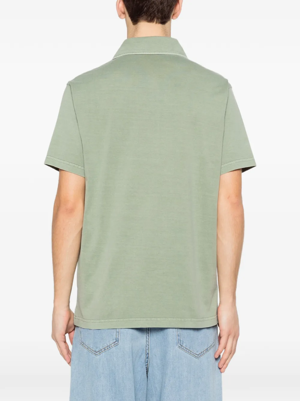 Fay Poloshirt met knopen Groen