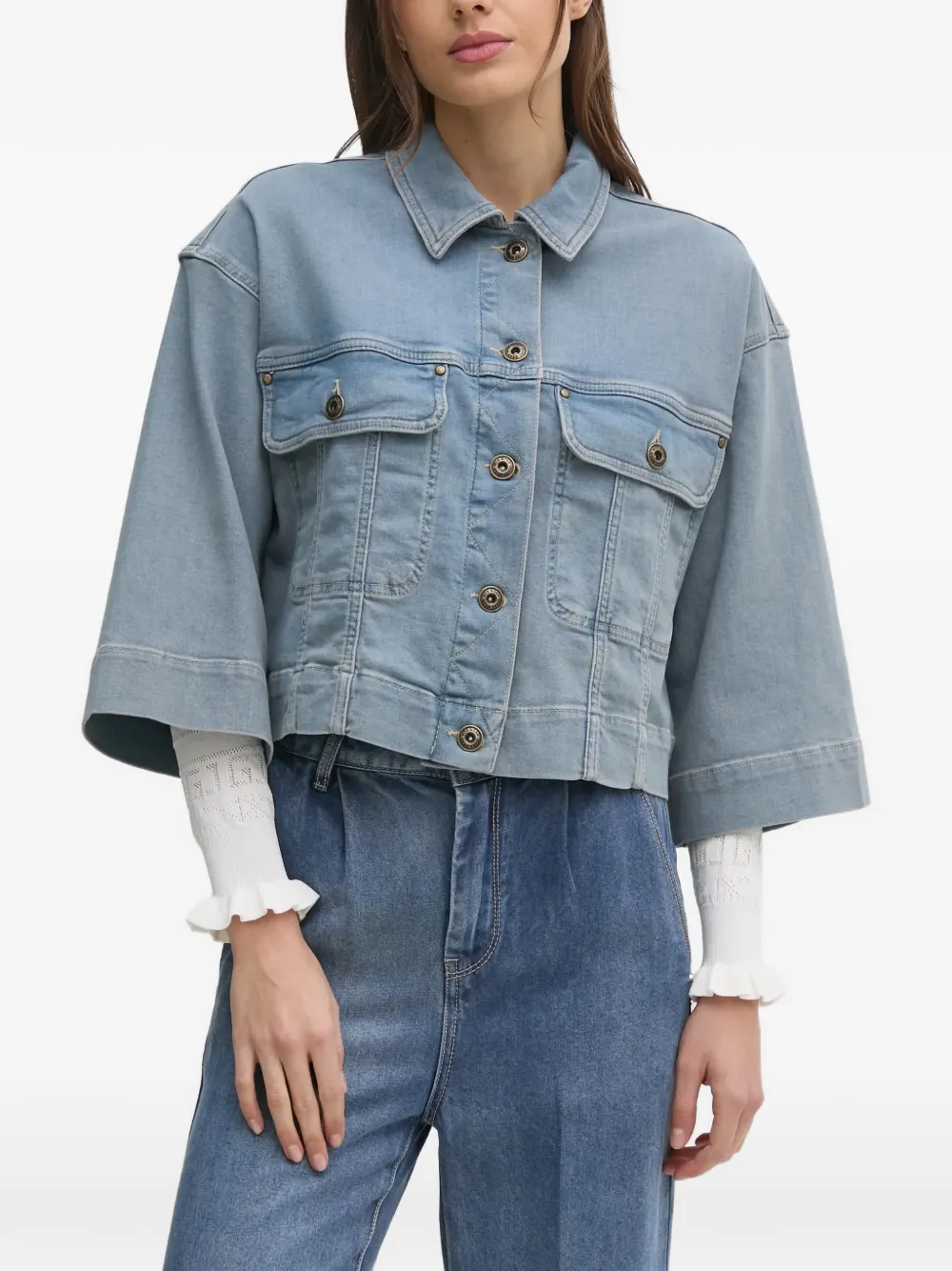 Mos Mosh flap-pocket jacket