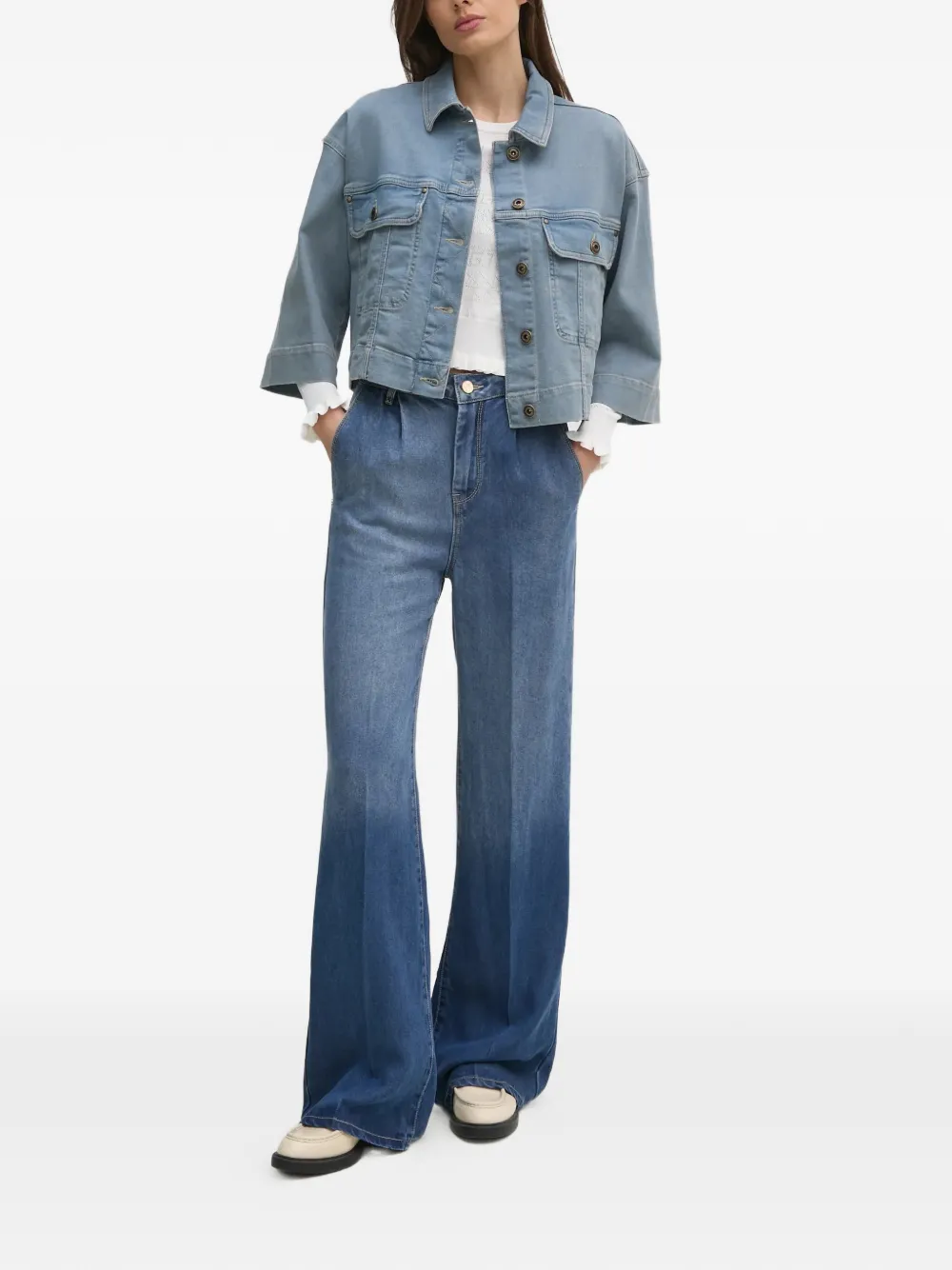  Mos Mosh Flap-pocket Jacket - Blue 