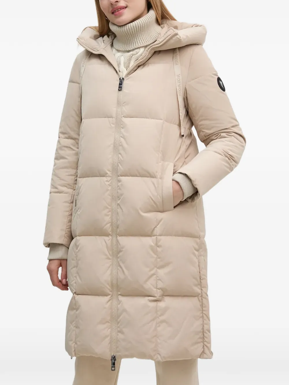 Mos Mosh MMNova hooded quilted coat - Toni neutri