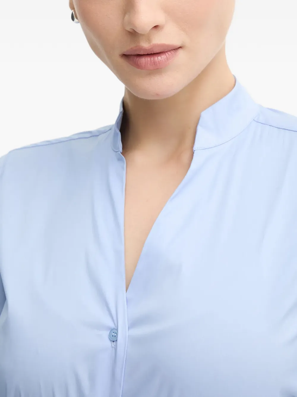Mos Mosh Shirt met ruches detail Blauw