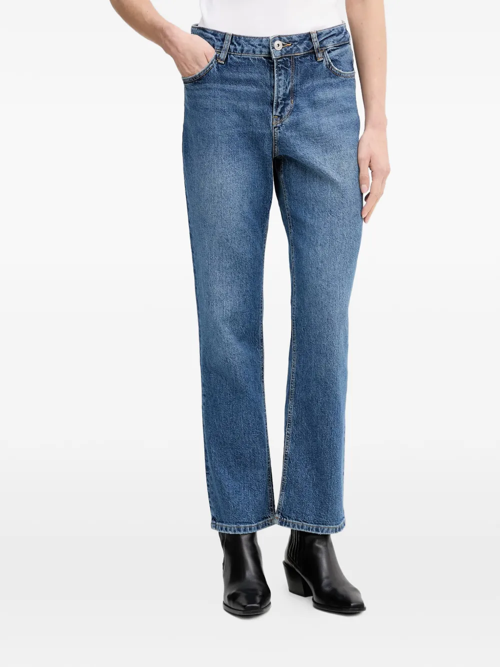 Mos Mosh Mmcolorado Olih Straight Jeans In Blue