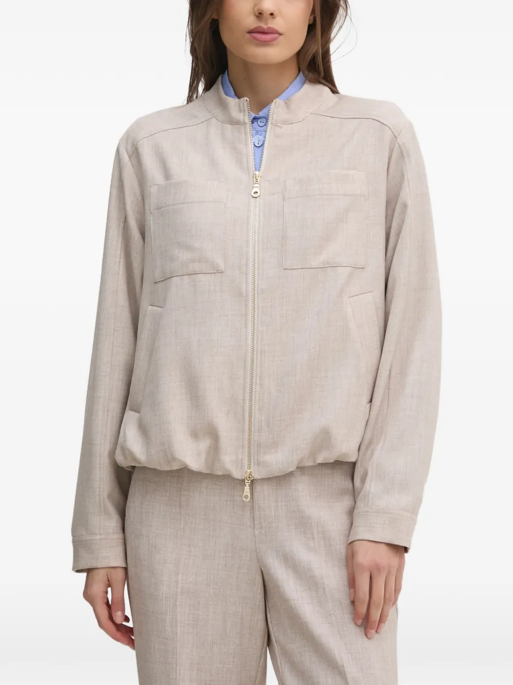 Mos Mosh zipped pocket jacket - Toni neutri