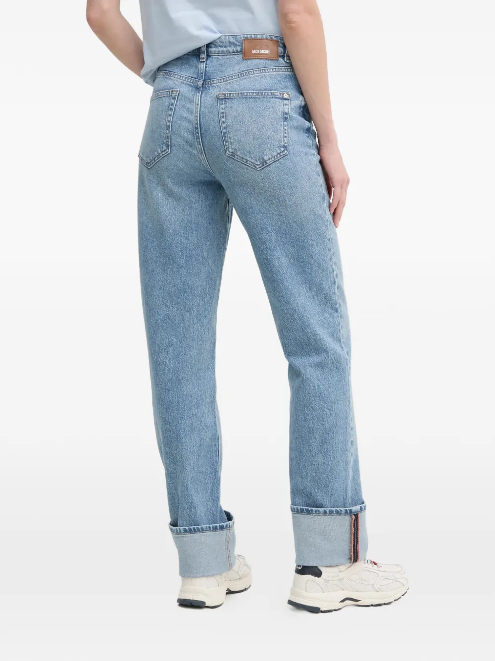 Mos Mosh MMStella Chrome jeans met manchetten Blauw