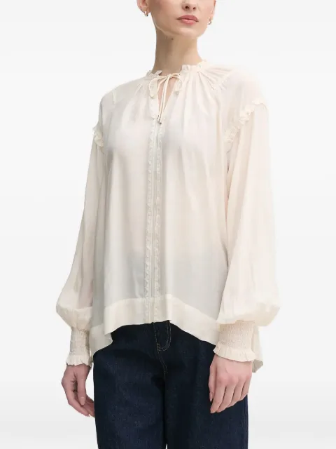 Mos Mosh blusa manga larga con volantes en los puños