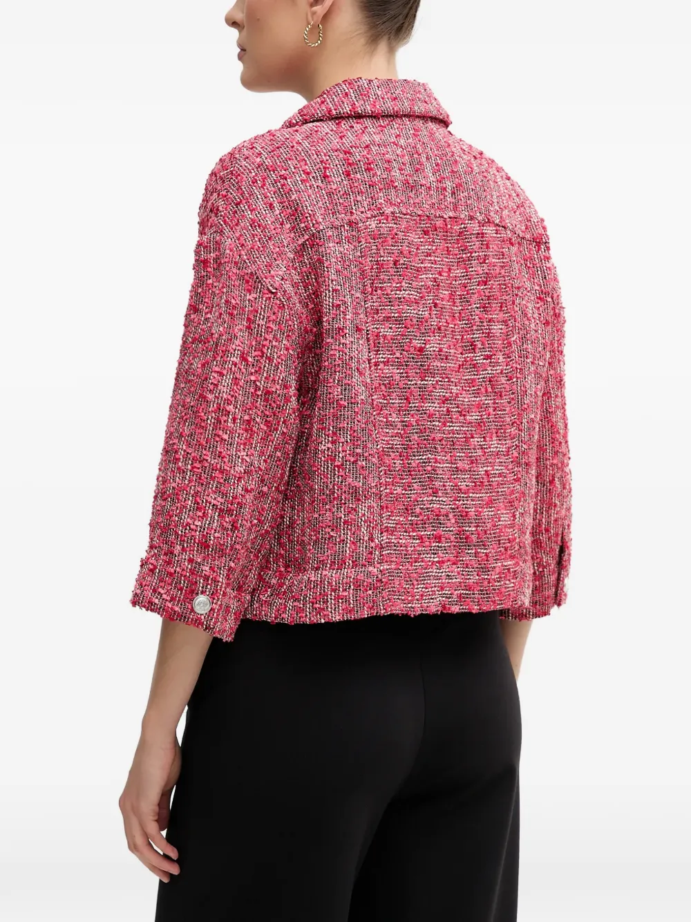  Mos Mosh Button Weave Jacket - Red 