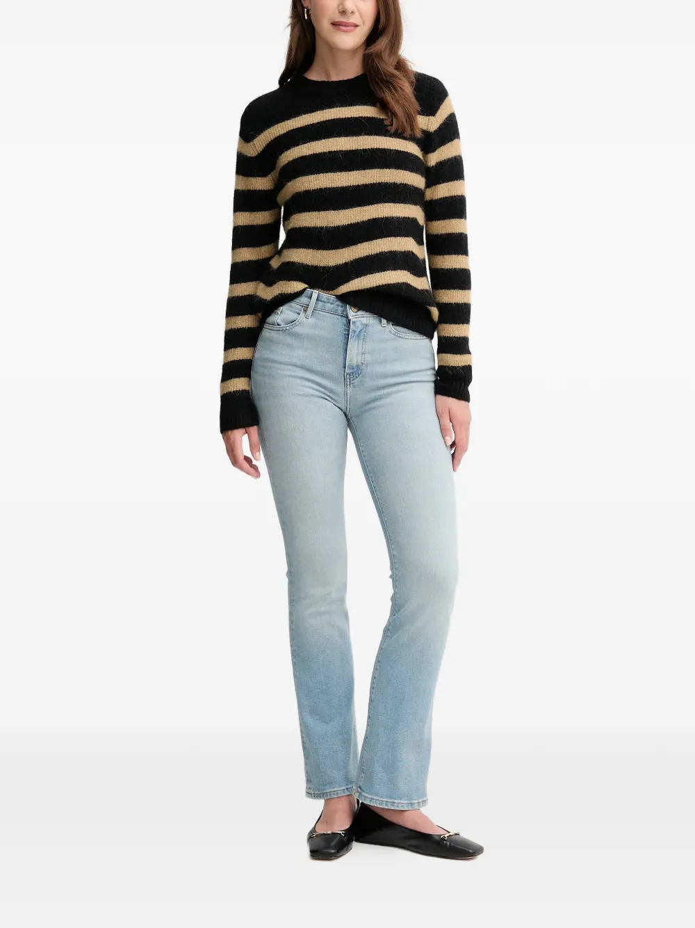  Mos Mosh Mmthora Striped Sweater - Black 