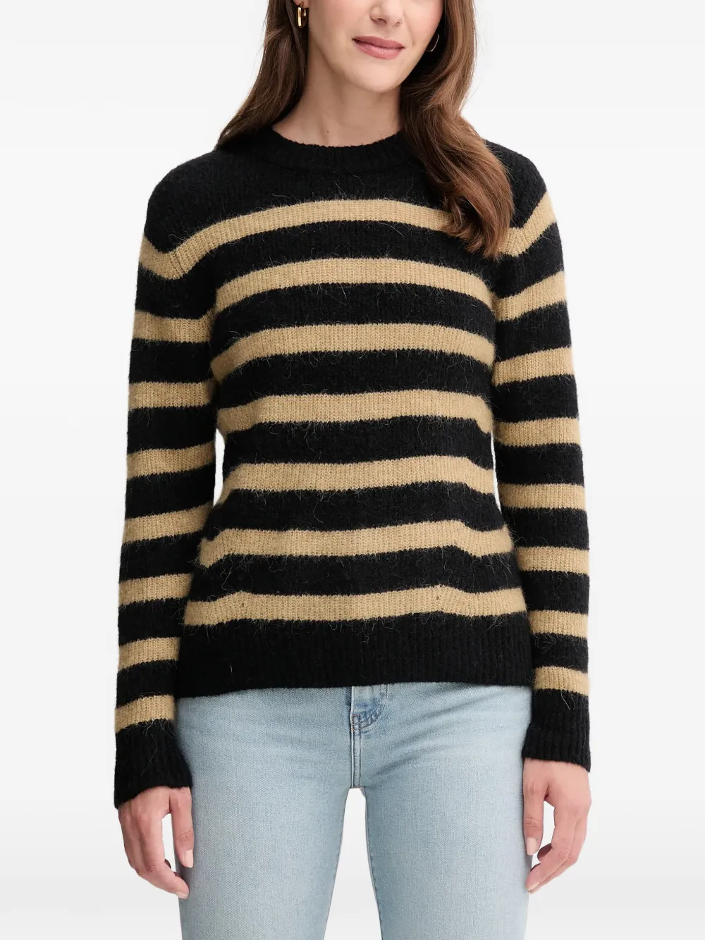 Mos Mosh MMThora striped sweater - Nero