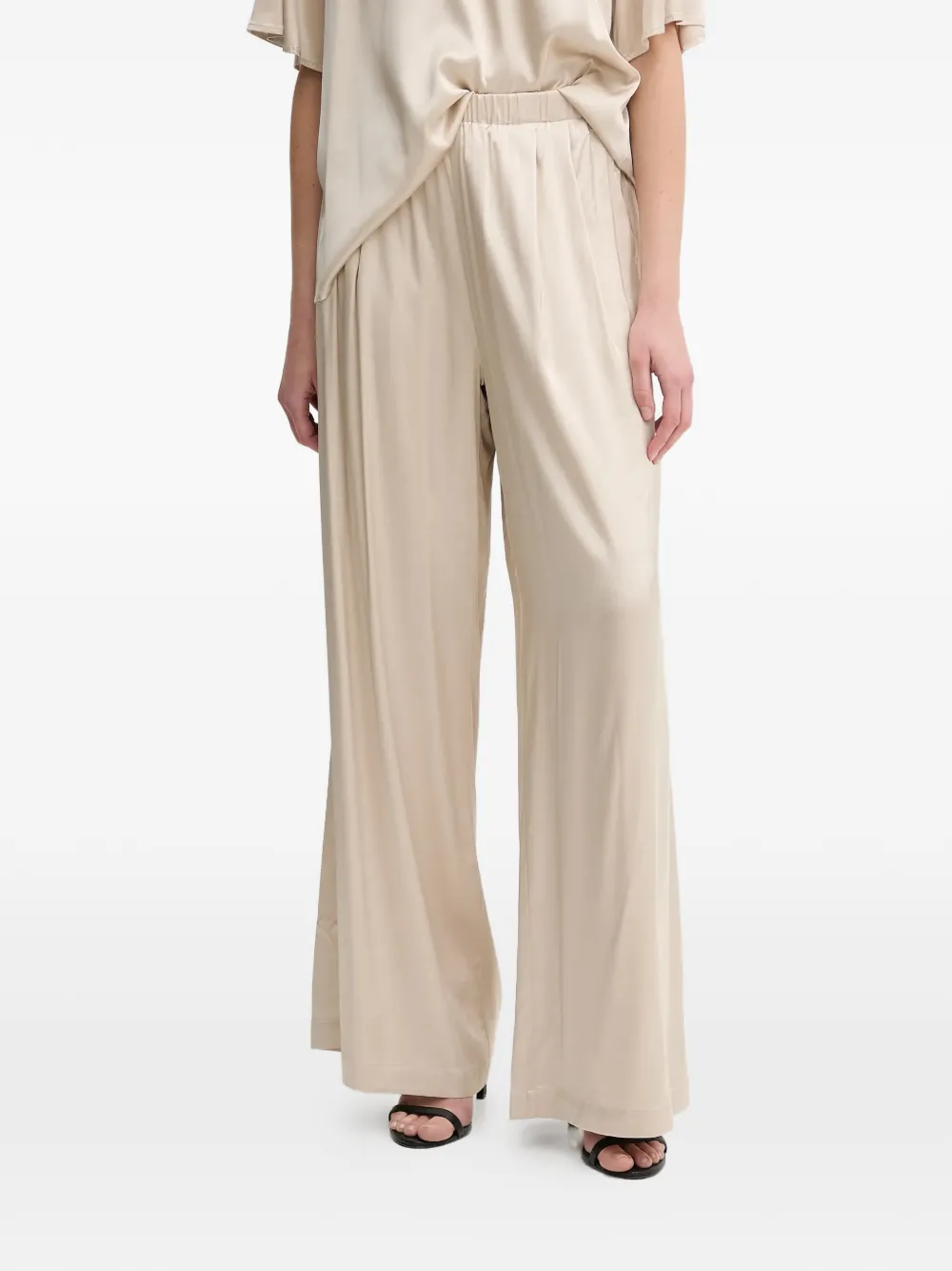 Mos Mosh MMRita elasticated-waist trousers - Toni neutri