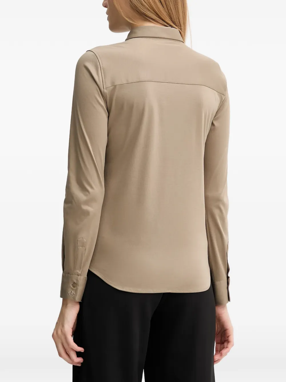  Mos Mosh Buttoned Long-sleeve Shirt - Neutrals 