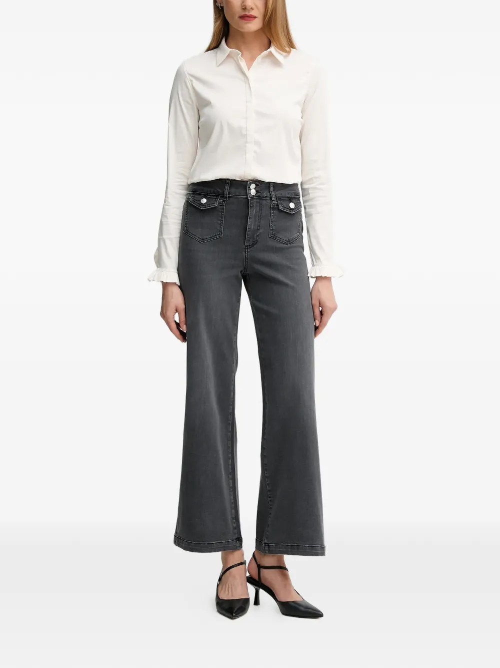  Mos Mosh Colette Pocket Jeans - Grey 