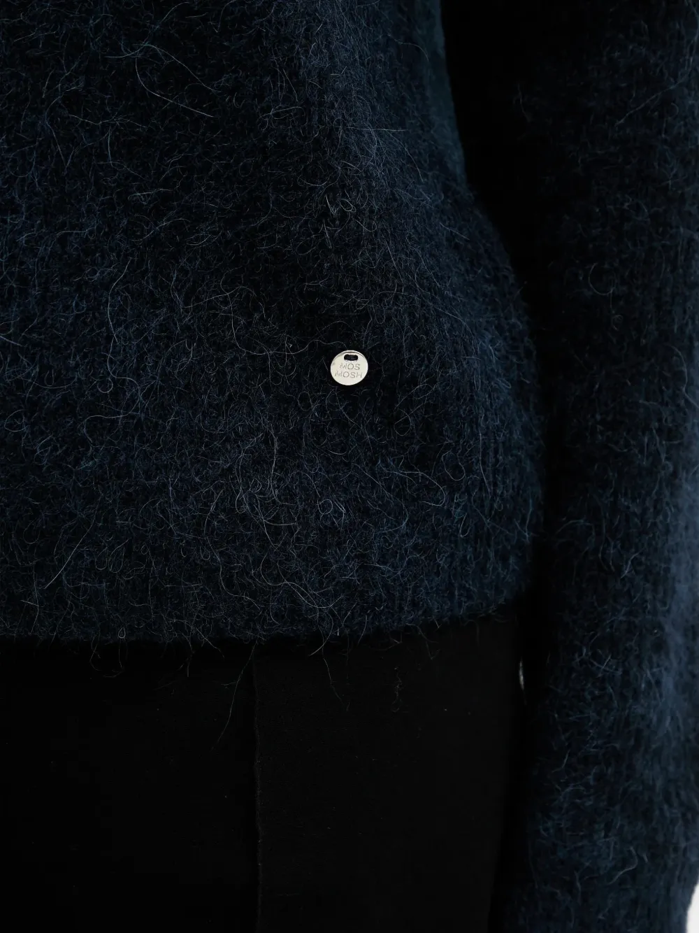 Mos Mosh Almine vest met knopen Blauw