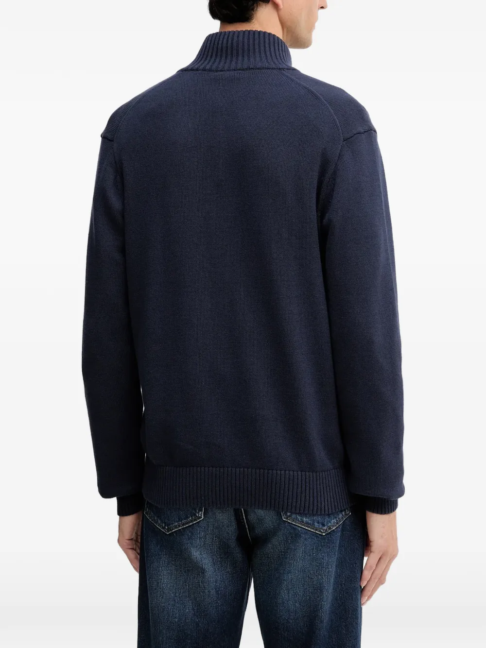  Mos Mosh Buttoned Cardigan - Blue 
