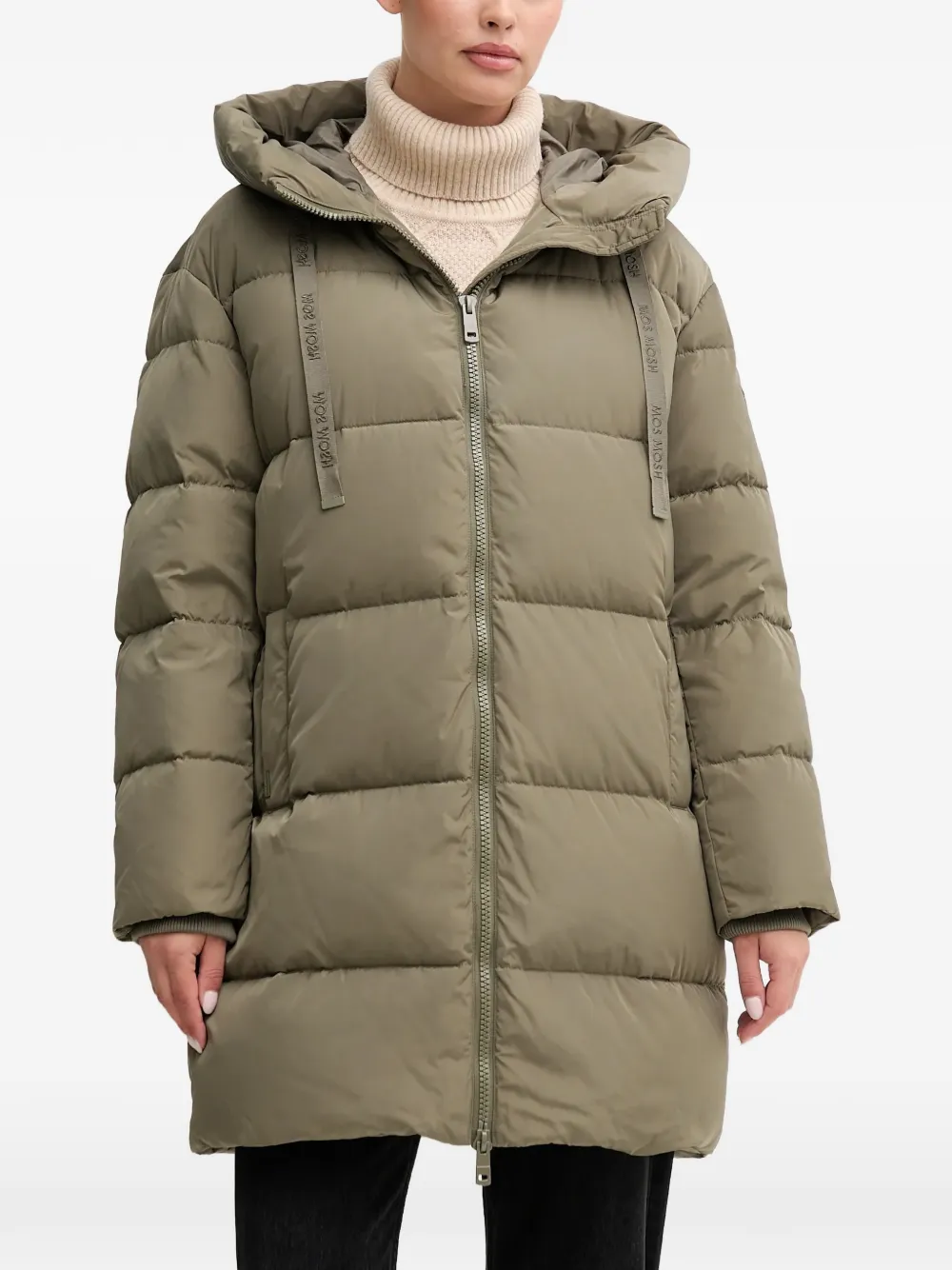 Mos Mosh Nova Avon hooded puffer jacket - Verde