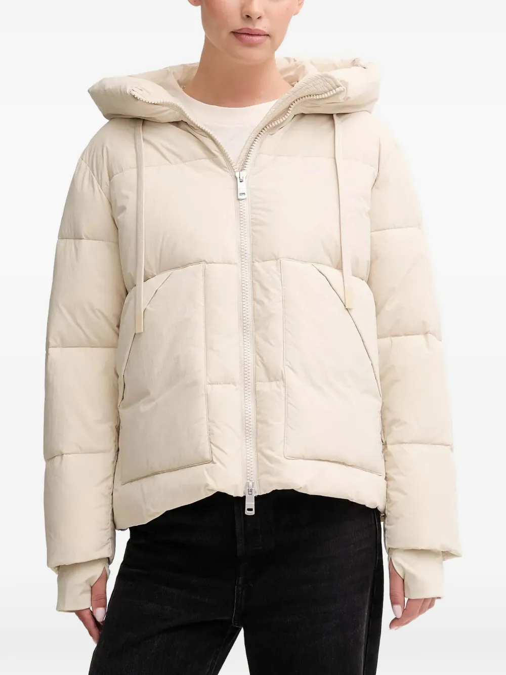 Mos Mosh MMOllie Terma hooded puffer jacket - Nude