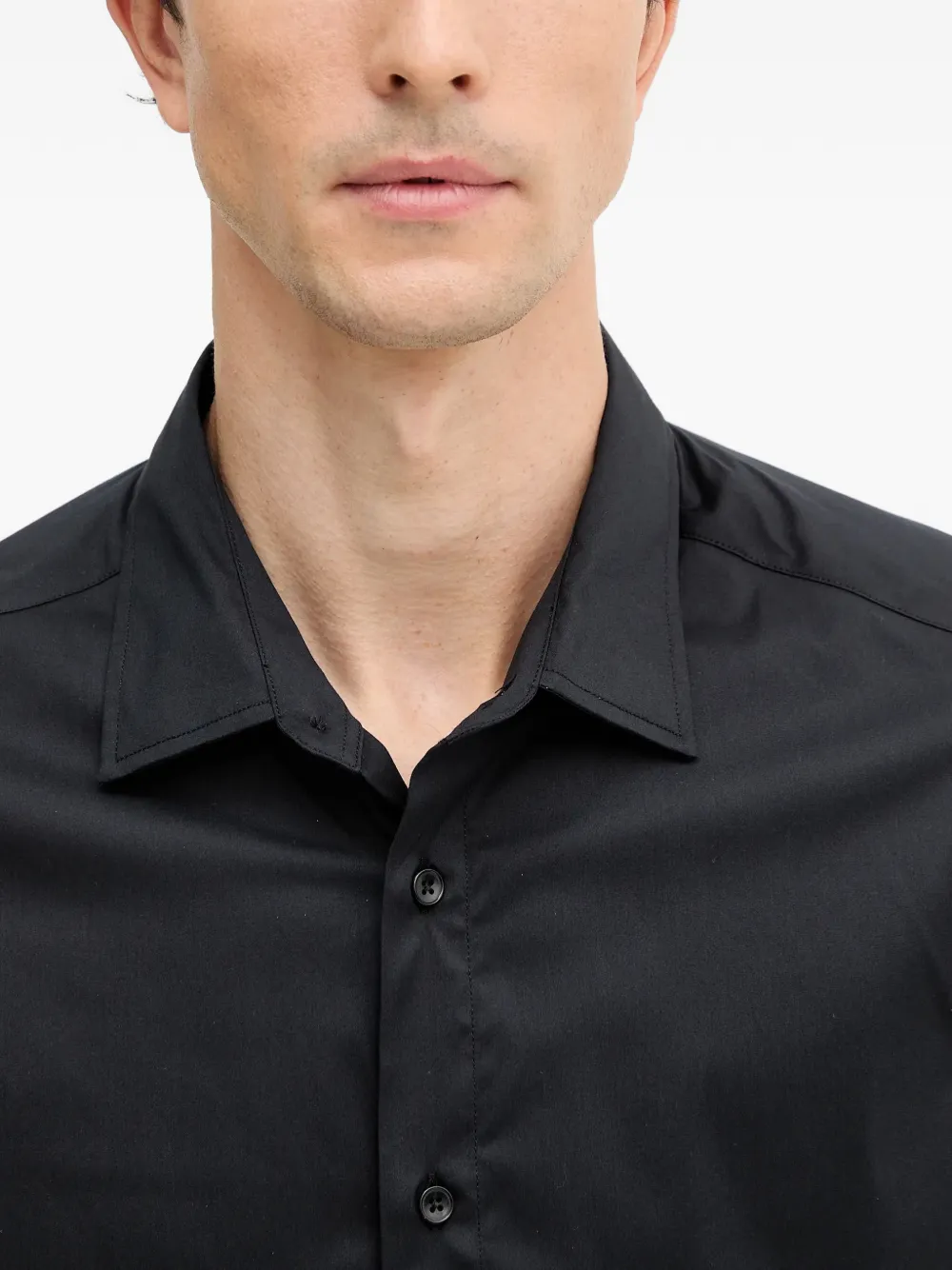 Mos Mosh MGManny button-up overhemd Zwart