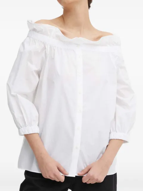 Mos Mosh blusa con volantes y hombros descubiertos
