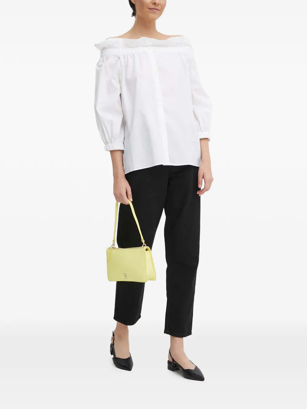 Ruffle Off-Shoulder Blouse