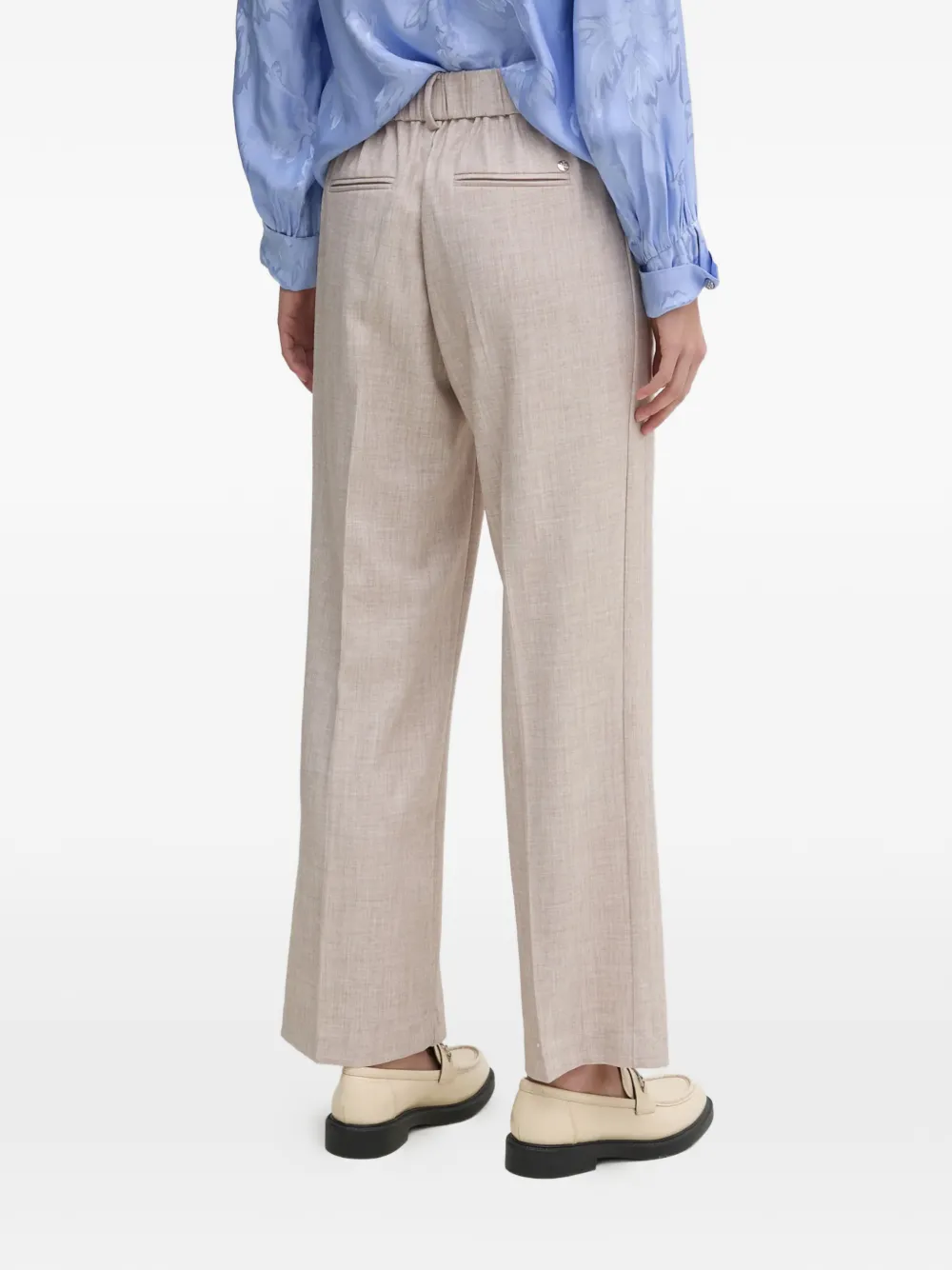  Mos Mosh Mmbai Elasticated-waist Trousers - Neutrals 