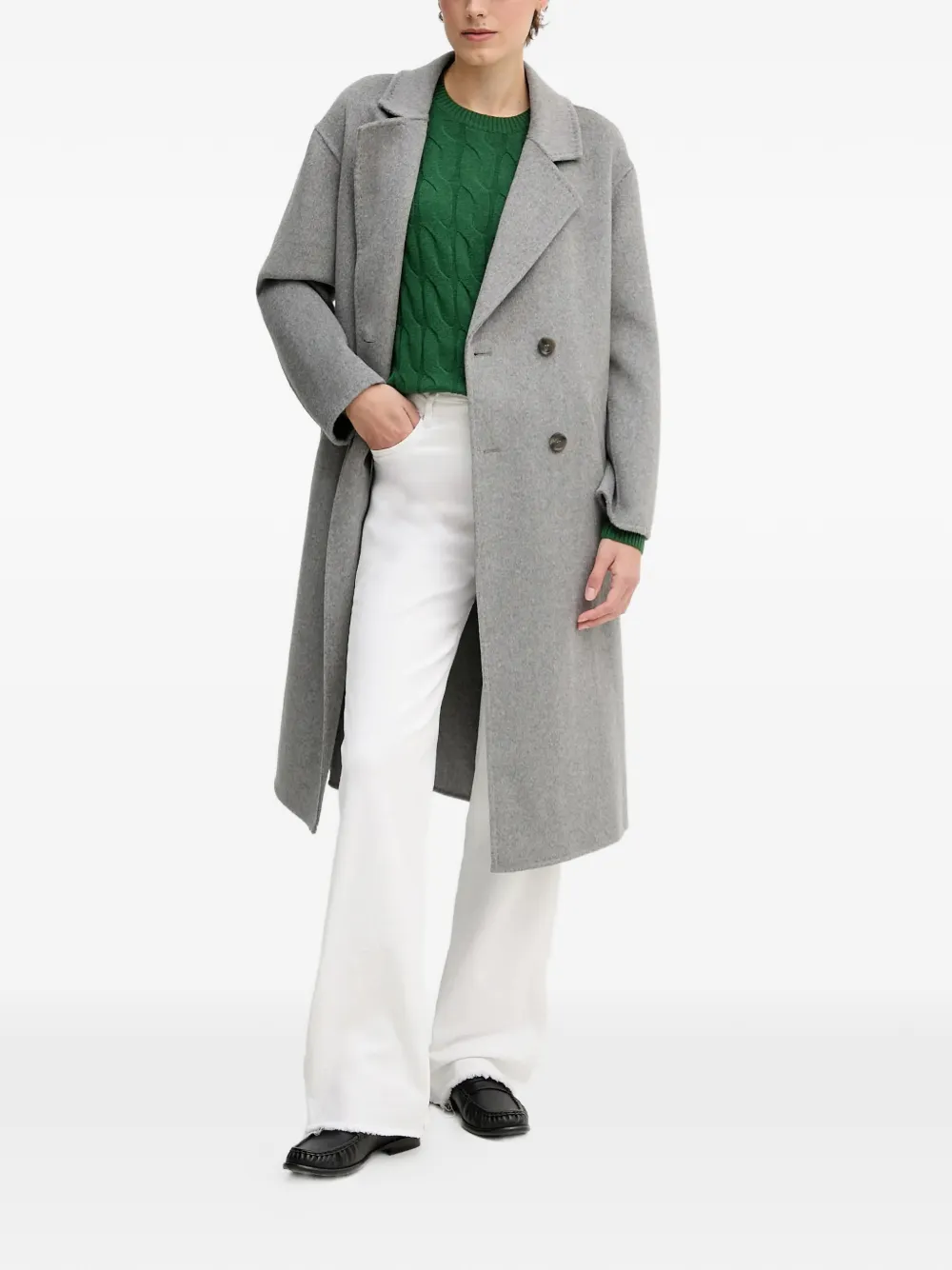  Gaudi Double-breasted Coat - Grey 