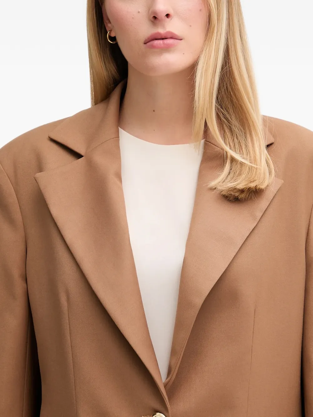 Button Notched Blazer